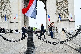 President Macron At May 8 Ceremony - Paris