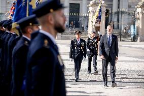 Royals At Preside Over The Bicentenary Of The National Police - Madrid