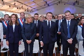 President Macron Inaugurates TANGRAM Centre - Marseile