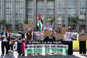 Palestine Solidarity Protests Spread Across University Areas