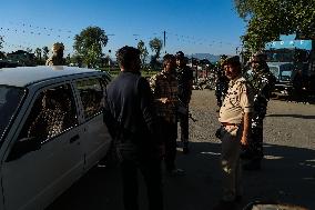 Tight Security Ahead Of Lok Sabha Elections In Kashmir