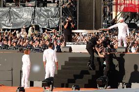 Arrival of the Olympic Flame in Marseille