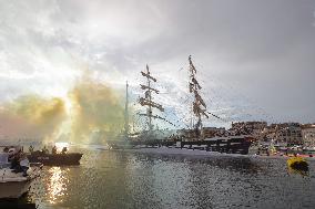 Arrival of the Olympic Flame in Marseille