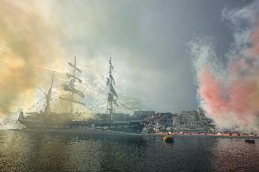 Arrival of the Olympic Flame in Marseille