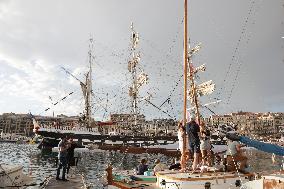 Arrival of the Olympic Flame in Marseille