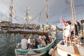 Arrival of the Olympic Flame in Marseille