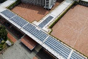 The Istiqlal Mosque Uses A Solar Panel System Facing Climate Change.
