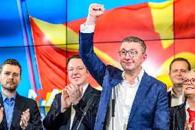 NORTH MACEDONIA-SKOPJE-VMRO-DPMNE-PARLIAMENTARY AND PRESIDENTIAL ELECTIONS-WIN