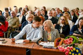 Appeal hearing in reinstatement case of Iryna Farion in Lviv