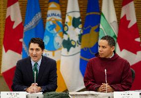PM Justin Trudeau Meets President of the Inuit Tapiriit Kanatami - Ottawa