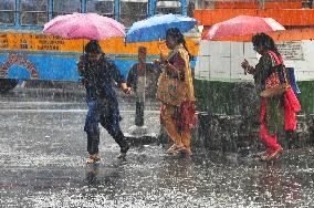 Heavy Rainfall Flooding In Kolkata