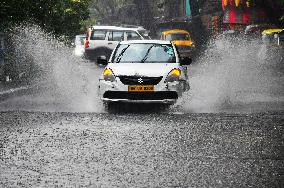 Heavy Rainfall Flooding In Kolkata