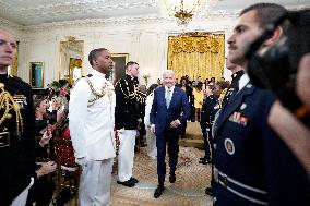 Joe Biden welcomes the Las Vegas Aces - Washington