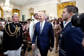 Joe Biden welcomes the Las Vegas Aces - Washington