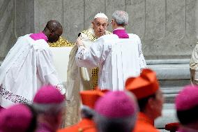 Pope Francis Presides Over Ascension Ceremony And Jubilee 2025 Indiction