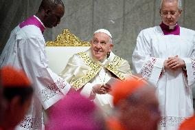 Pope Francis Presides Over Ascension Ceremony And Jubilee 2025 Indiction