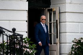 President Biden departs White House for San Francisco