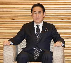 Japan's PM Kishida at Cabinet meeting