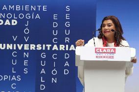 Clara Brugada Campaign Event