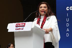 Clara Brugada Campaign Event