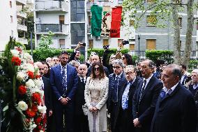 The Institutional Ceremony For The Commemoration Of Sergio Ramelli In Milan
