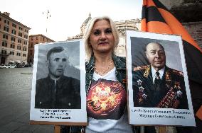 Commemoration Of The Fallen From The Immortal Regiment In WWII