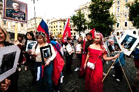 Commemoration Of The Fallen From The Immortal Regiment In WWII