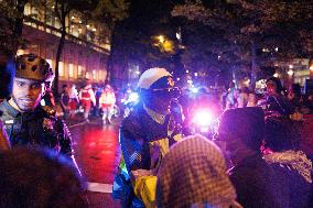 Police And Protestors Clash In DC