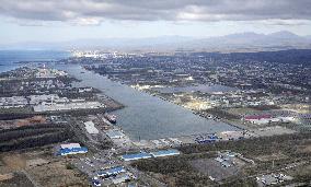 Tomakomai port in northern Japan