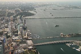 Miami Beach And Miami International Airport