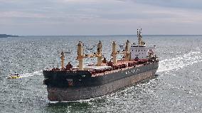 Bulgarian motor vessel Ruen In Varna, Bulgaria