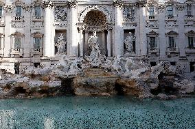 Visitors' Coins In Rome's Trevi Fountain Provide Practical Help To Italians