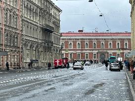 RUSSIA-ST. PETERSBURG-BUS-ACCIDENT