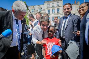 PM Attal At Commemorations To Mark The Abolition Of Slavery - La Rochelle