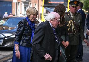 President Higgins Addresses The Dóchas 50th Anniversary Conference