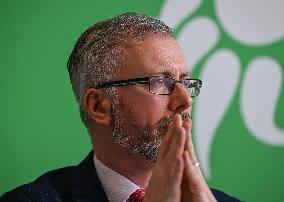Green Party Election Manifesto Launch In Dublin