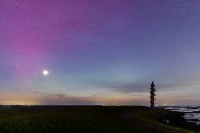 THE NETHERLANDS-OSSENISSE-NORTHERN LIGHTS