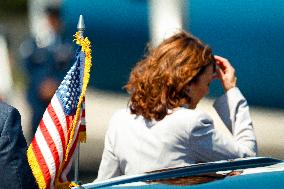 US Vice President Kamala Harris Arrives To Puerto Rico