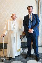 Pope Francis Receives Minister-President of Bavaria