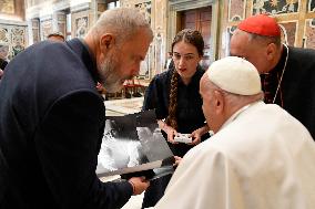 Pope Francis Meets Participants of World Meeting on Human Fraternity Event
