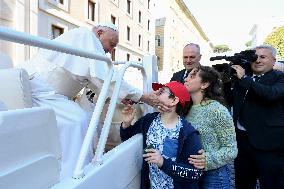 Pope Francis Meets With Confirmation Students - Vatican