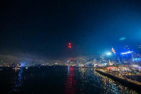 CHINA-HONG KONG-DRONE LIGHT SHOW (CN)