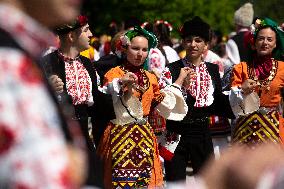 Bulgarian Folk Dances In Sofia.