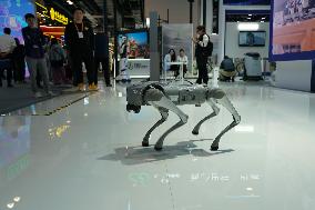 Unitree Four-legged Robot Dog at Brand China Expo in Shanghai