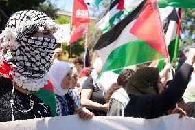 Rally In Commemoration Of The Palestinian Nakba - Madrid