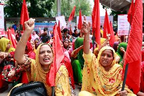 Bangladeshi Garments Workers Protest - Dhaka