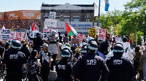 Palestinian Demonstration On The Anniversary Of NAKBA In New York City