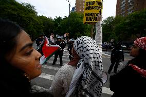 Palestinian Demonstration On The Anniversary Of NAKBA In New York City