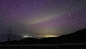 Northern lights observed in parts of Japan