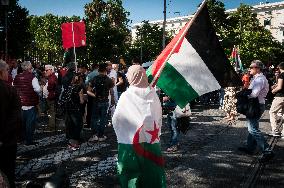 Remembrance March In Support Of Palestinians Held In Rome